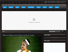Tablet Screenshot of nupuramusicdance.ca